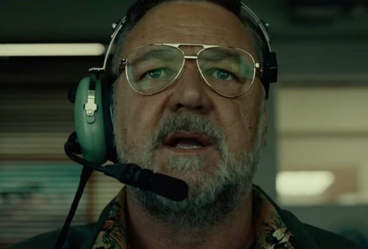 Land of Bad: Russell Crowe (hoje à noite em Sanremo) piloto de drone no trailer do filme Prime Video