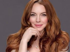 Lindsay Lohan no meio de um casamento caótico na primeira foto da comédia romântica Irish Wish