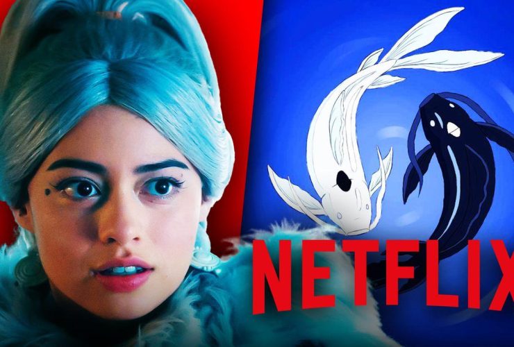 Avatar: The Last Airbender, Netflix logo, Moon Spirit and Ocean Spirit, Amber Midthunder as Yue