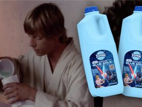 Coisas legais: o leite azul oficial de Star Wars está chegando à sua geladeira do TruMoo