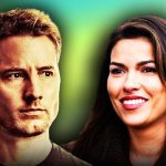 Justin Hartley and Fiona Rene in Tracker series