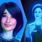 Cortana from Halo Season 1 and Season 2