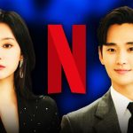 Kim Ji-won as Hae-in, Netflix logo, Kim Soo-hyun as Hyun-woo