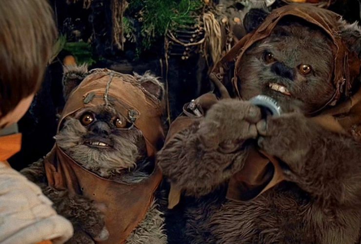 A aventura Ewok de Star Wars tem uma conexão com Rudolph, a rena do nariz vermelho