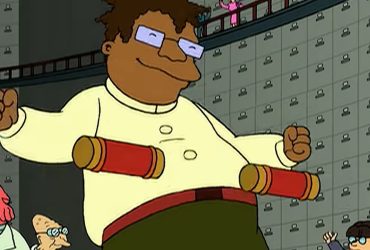 Como Hermes conseguiu seu primeiro episódio de destaque em Futurama