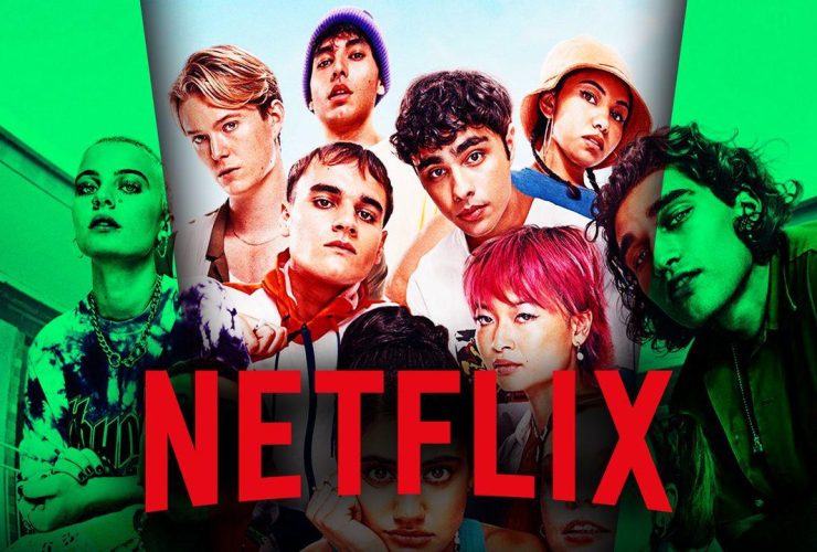 Heartbreak High main characters, Netflix logo