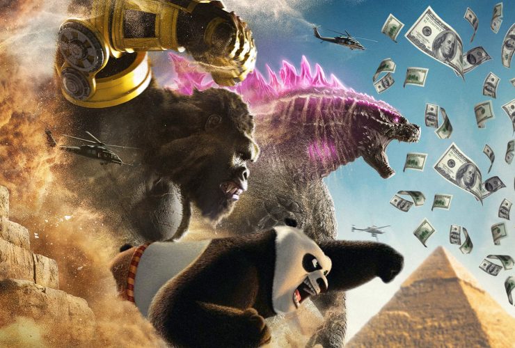 Godzilla X Kong e Kung Fu Panda 4 acabam de ultrapassar um marco importante nas bilheterias