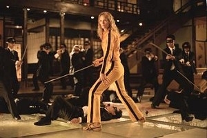 Kill Bill, Uma Thurman oferece fantasia de Beatrix Kiddo para Drake