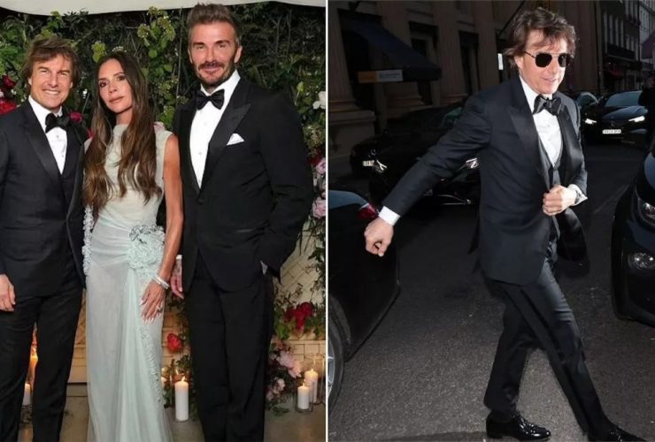 Tom Cruise dançou na festa de 50 anos de Victoria Beckham