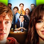 Domhnall Gleeson, The Office cast, Steve Carrell, John Krasinski, Sabrina Impacciatore