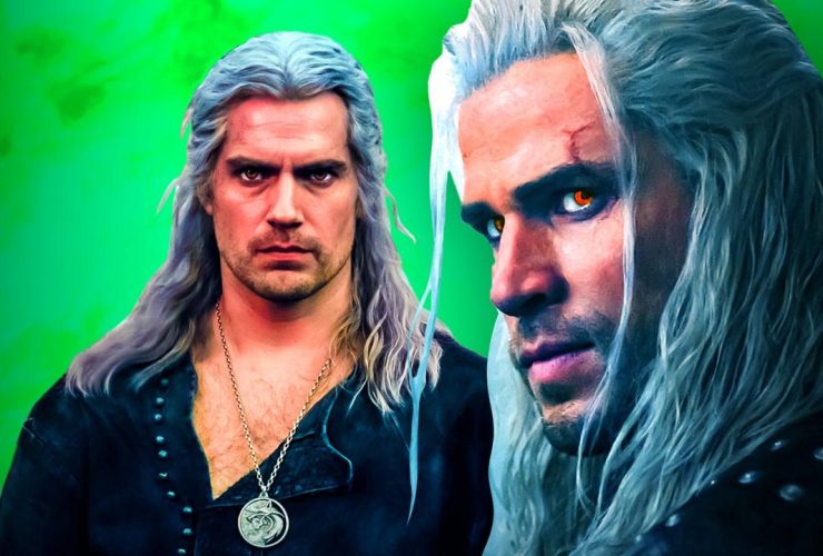 Henry Cavill and Liam Hemsworth as The Witcher