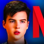 Young Sheldon, Netflix N logo