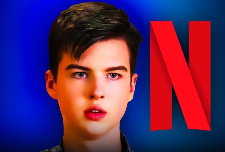 Young Sheldon, Netflix N logo