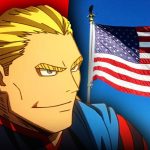 All Might from My Hero Academia, US American flag