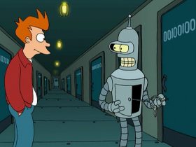 Os criadores de Futurama esconderam uma mensagem codificada no número do apartamento de Bender