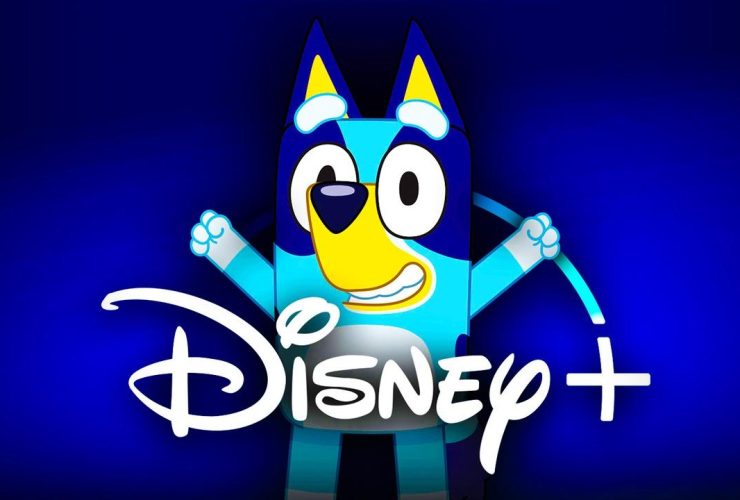 Bluey, Disney Plus logo