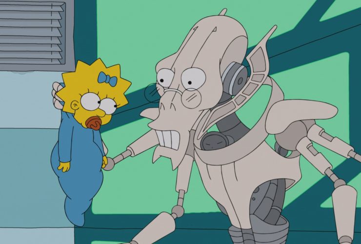 Os Simpsons cortam um momento Mandaloriano de seu primeiro curta de Star Wars