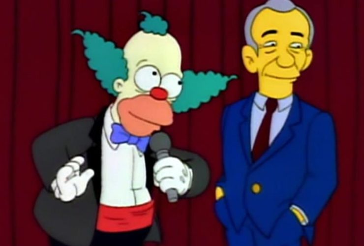 Os Simpsons 'profundamente ofendidos' Johnny Carson com seu primeiro cameo