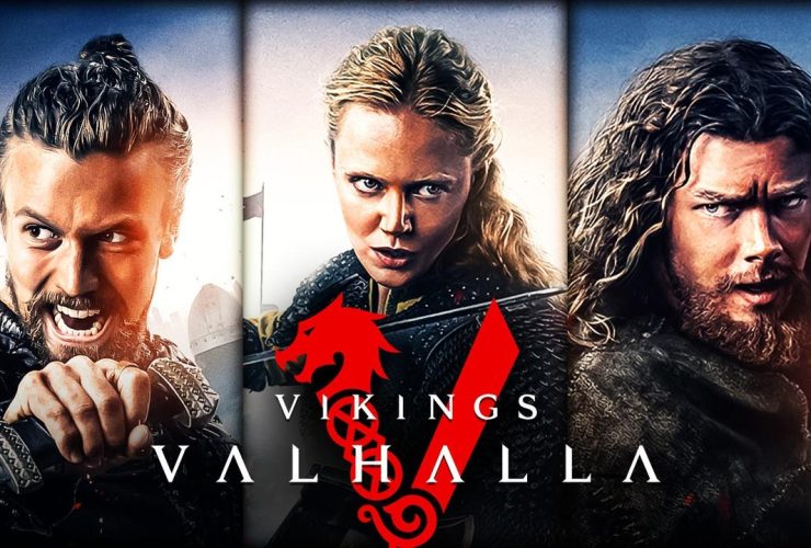 Vikings Valhalla series main characters and logo