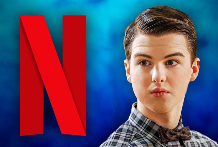 Young Sheldon, Netflix N logo