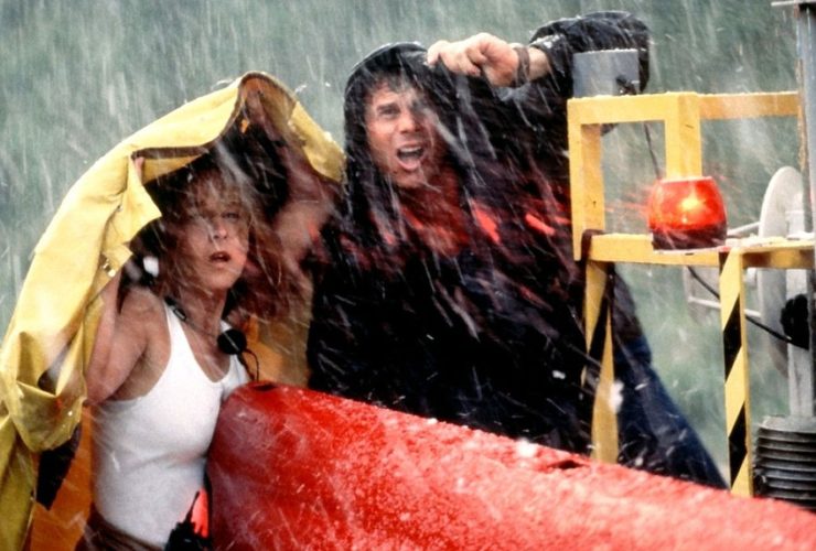 A produção problemática de Twister fez Steven Spielberg gritar com o diretor