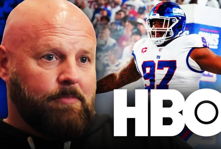 Brian Daboll, Giants player, HBO logo