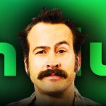 Jason Lee as Earl from My Name is Earl, Hulu logo