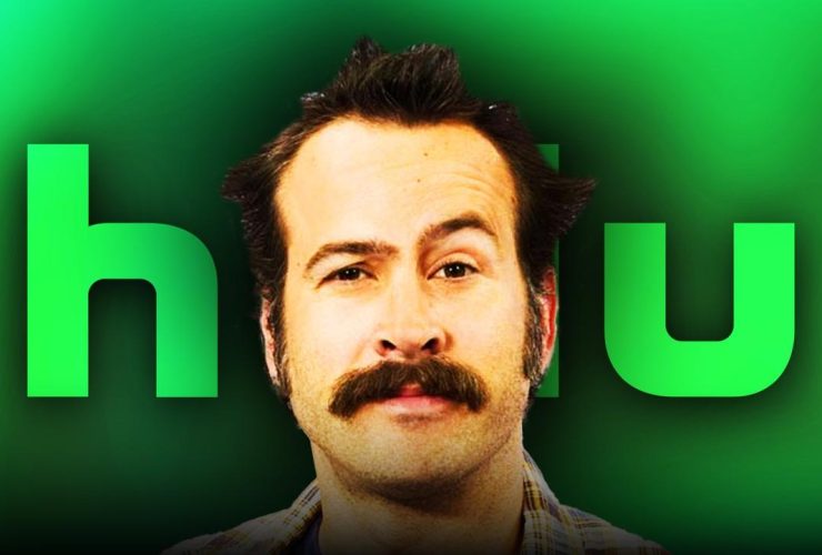 Jason Lee as Earl from My Name is Earl, Hulu logo