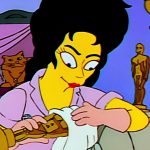 O camafeu dos Simpsons de uma palavra de Elizabeth Taylor ainda era muito ‘sexy’ para o programa