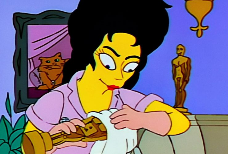 O camafeu dos Simpsons de uma palavra de Elizabeth Taylor ainda era muito ‘sexy’ para o programa