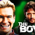 Antony Starr as Homelander, Jensen Ackles as Soldier Boy, The Boys logo