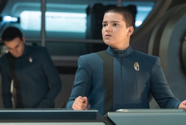 Star Trek: Blu Del Barrio do Discovery levou uma lembrança de Adira com eles do set