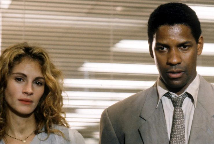 Denzel Washington se recusou a filmar essas breves cenas do Pelican com Julia Roberts