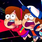 Dipper and Mabel in Gravity Falls