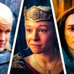 Daemon, Rhaenyra, and Alicent in House of the dragon season 2 finale