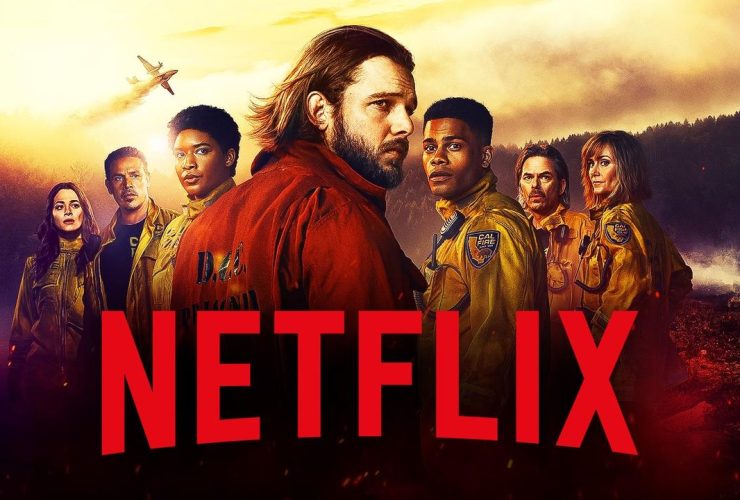 Fire Country wallpaper, Netflix logo