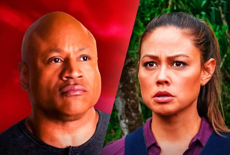 LL Cool J as Sam Hanna and Vanessa Lachey as Jane Tennant in NCIS Hawaii