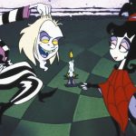 O desenho animado Beetlejuice de Tim Burton é quase impossível de assistir hoje