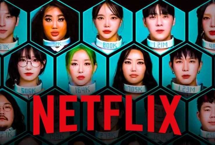 The Influencer contestants, Netflix logo