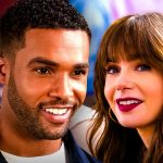 Lucien Laviscount as Alfie, Lily Collins as Emily, Emily in Paris Season 4