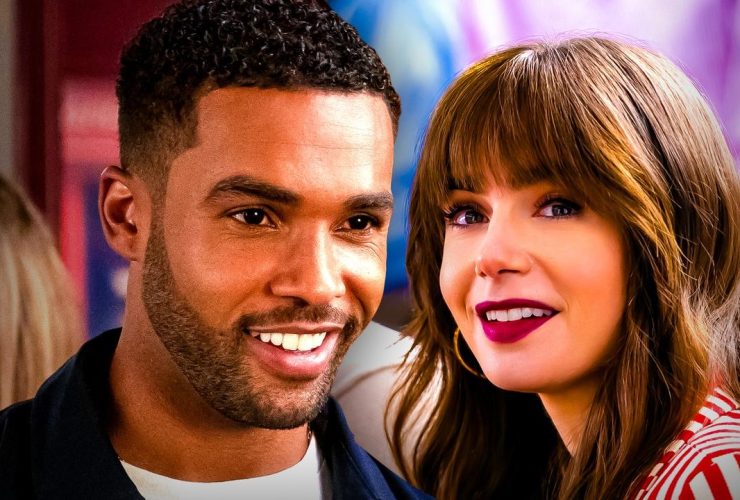 Lucien Laviscount as Alfie, Lily Collins as Emily, Emily in Paris Season 4