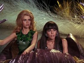 Os únicos atores principais ainda vivos de Barbarella, de 1968