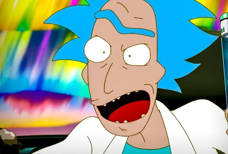 Rick in Rick & Morty The Anime