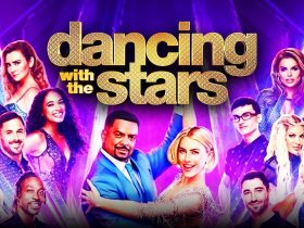 Dancing with the Stars 2024 cast members and logo