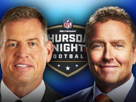 Troy Aikman and Kirk Herbstreit, Thursday Night Football logo