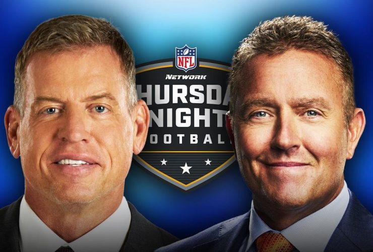 Troy Aikman and Kirk Herbstreit, Thursday Night Football logo