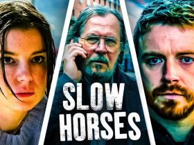 Slow Horses Season 4 cast members and logo