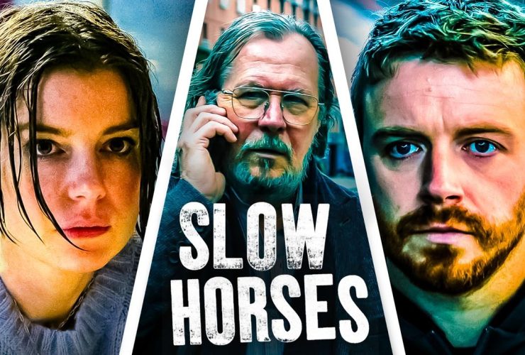 Slow Horses Season 4 cast members and logo