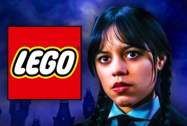 Wednesday, Jenna Ortega, LEGO logo