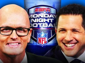 Monday Night Football logo, Scott Van Pelt and Adam Schefter